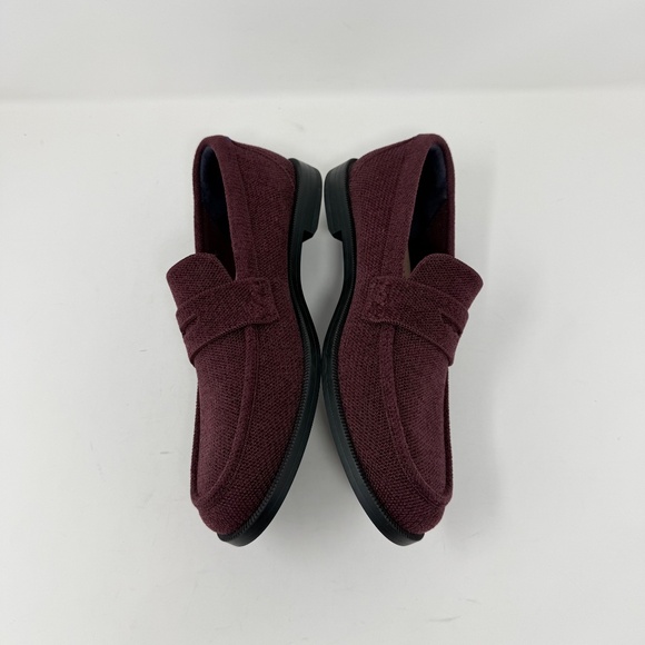 New Rothy's The ReVelvet Penny Loafer Revelvet Syrah Sz 9 - Picture 10 of 13
